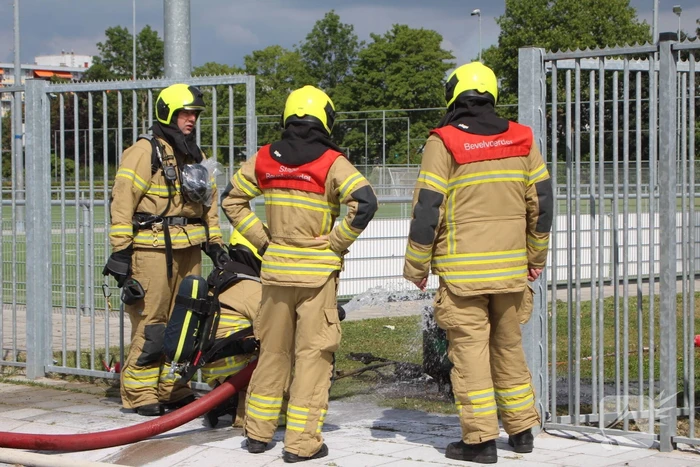 Gewonde door brandende gasfles