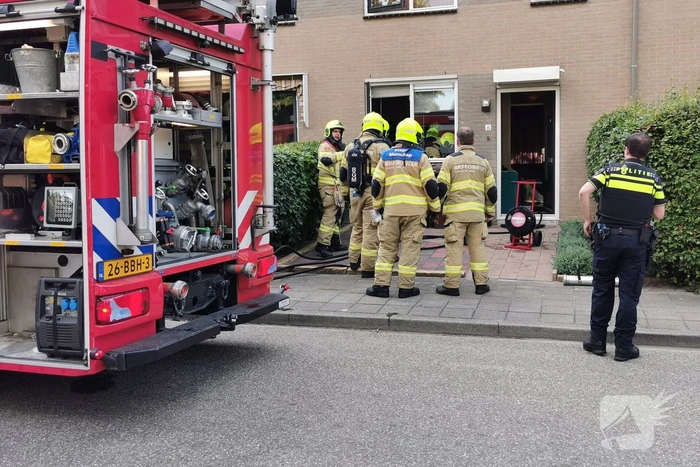 Persoon gewond bij keukenbrand