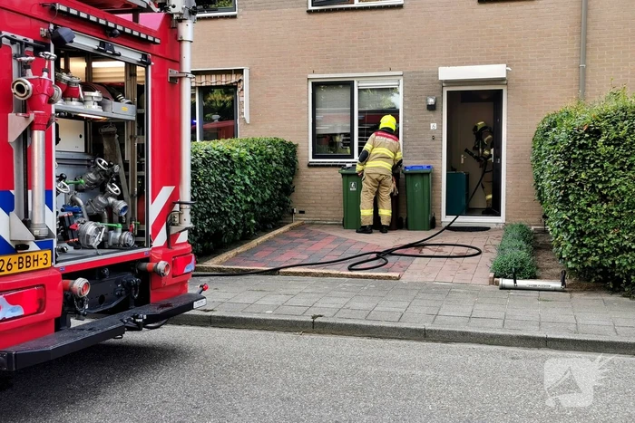 Persoon gewond bij keukenbrand