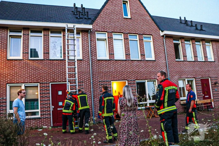 Brandweer ingezet voor kat op dak van woning