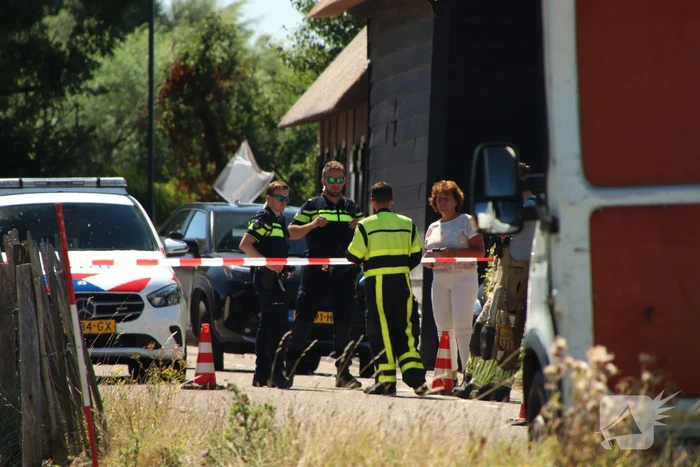 Gasleiding geraakt tijdens werkzaamheden