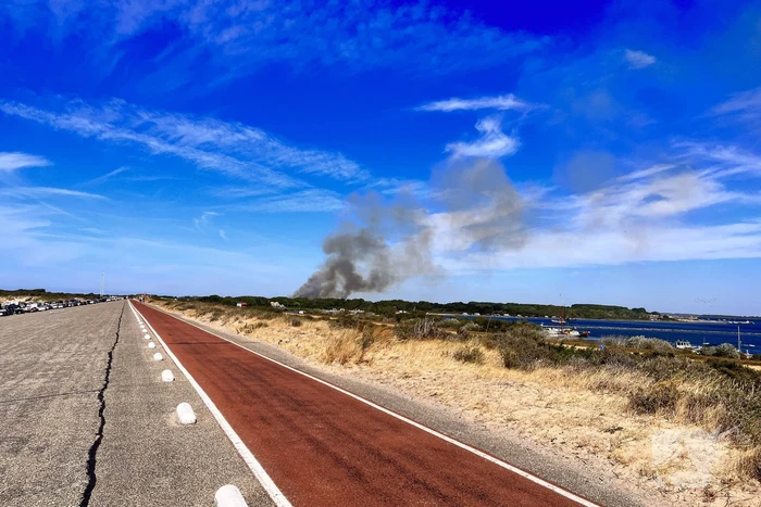 Brandweer massaal ingezet bij grote duinbrand