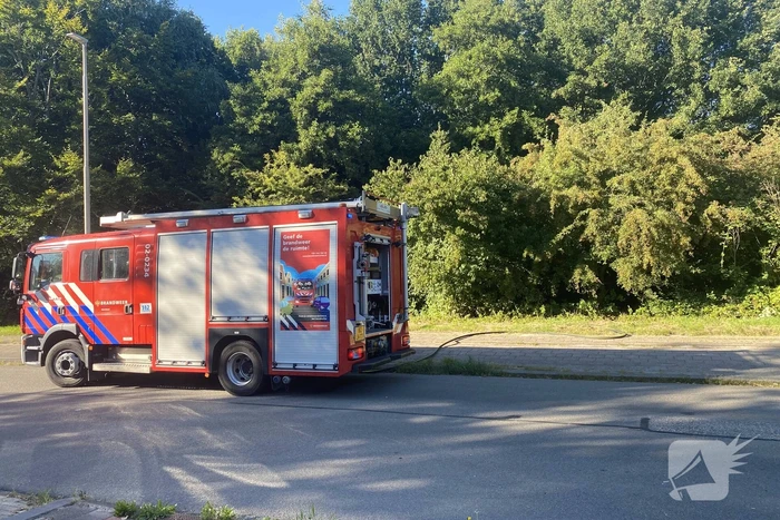 Brandweer met spoed naar brand in tunneltje