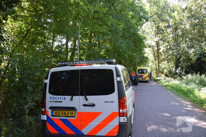 Aanrijding tussen quad en fietser