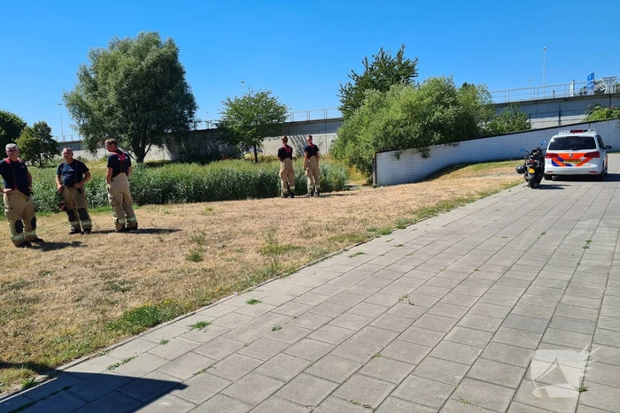 Zoekactie in water na aantreffen scooter