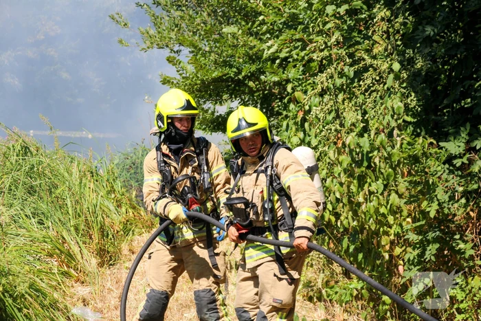 Bosschage Park Groenoord in brand