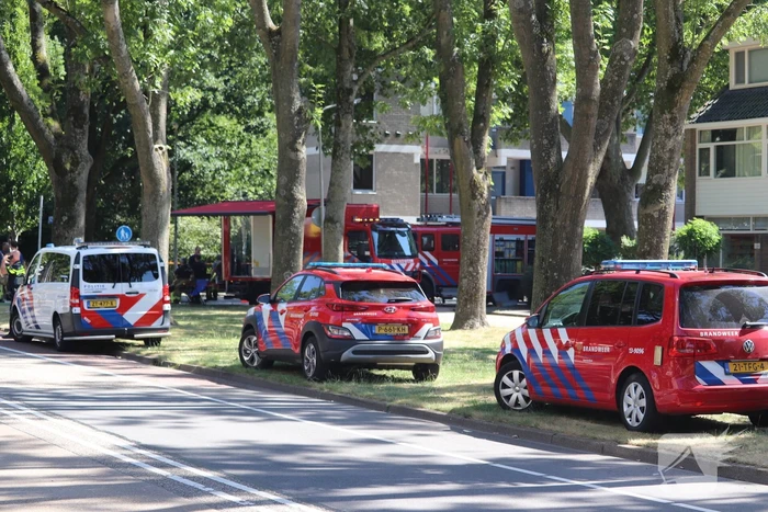 Straat afgezet na gaslekkage
