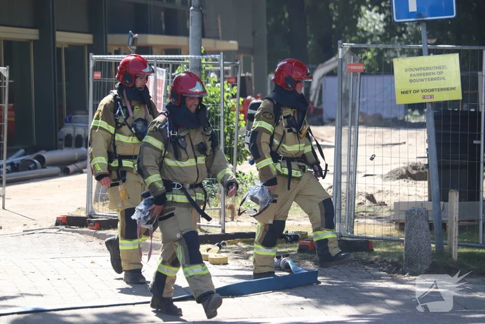 Straat afgezet na gaslekkage