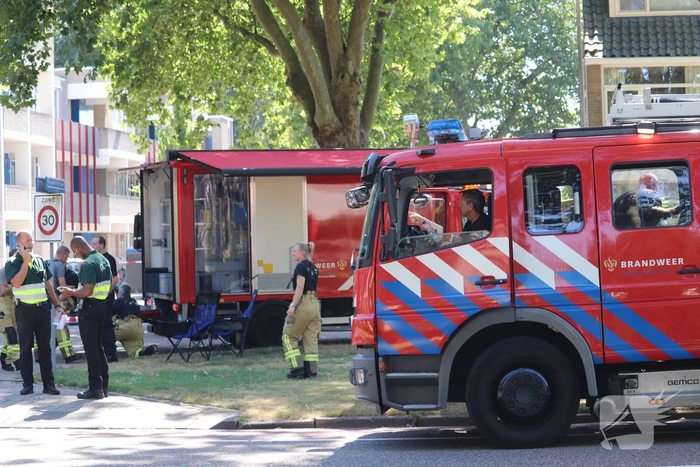Straat afgezet na gaslekkage
