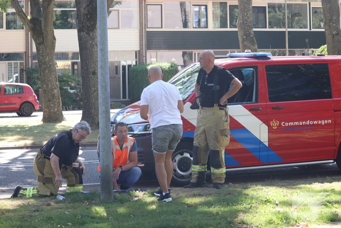 Straat afgezet na gaslekkage