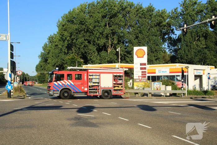 Tankstation ontruimd vanwege gaslekkage