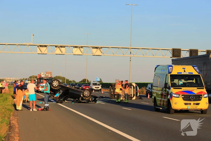 Kinderen betrokken bij ernstig ongeval op snelweg