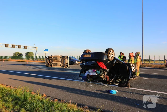 Kinderen betrokken bij ernstig ongeval op snelweg