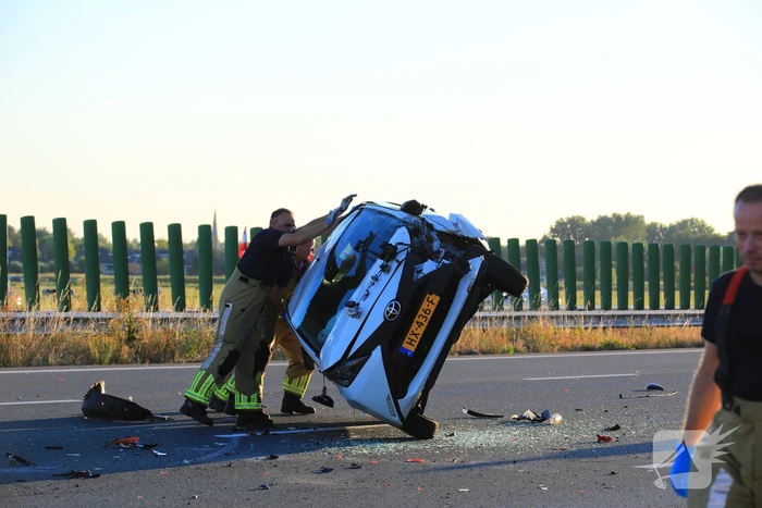 Kinderen betrokken bij ernstig ongeval op snelweg