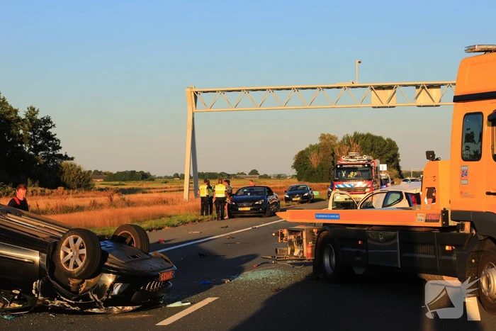 Kinderen betrokken bij ernstig ongeval op snelweg
