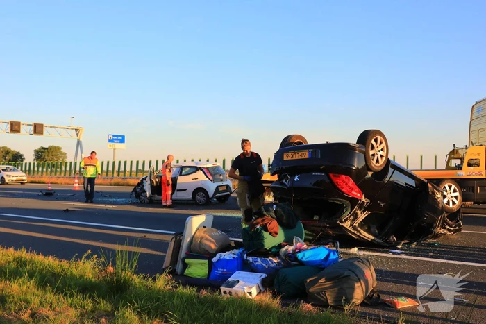 Kinderen betrokken bij ernstig ongeval op snelweg