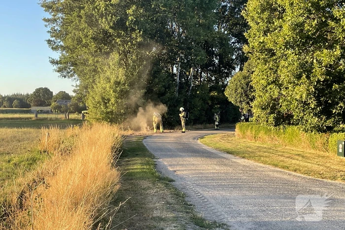 Gaslekkage in buitengebied