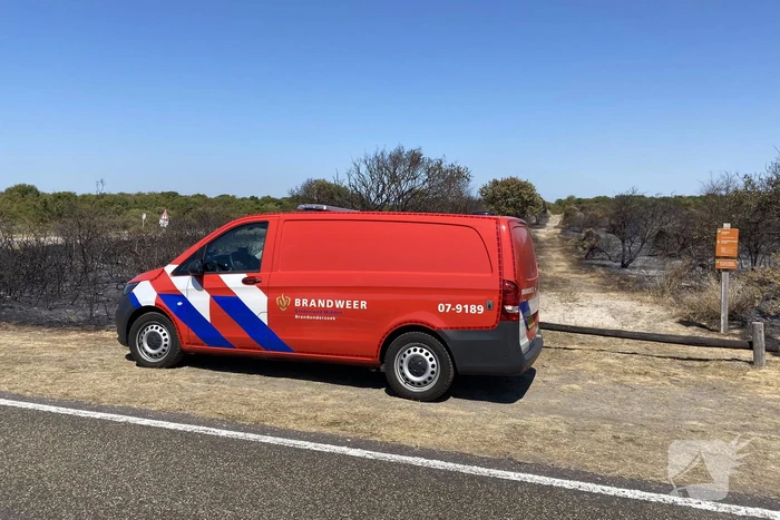 Onderzoek naar duinbrand in volle gang