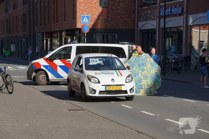 Gewonde bij aanrijding met pizzabezorger