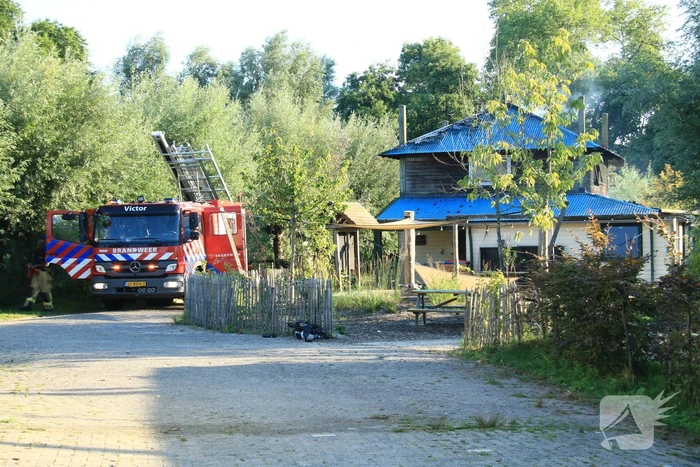Gebouw volledig afgebrand
