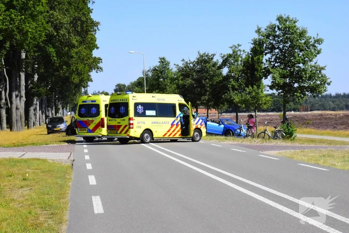 Frontale aanrijding met meerdere voertuigen