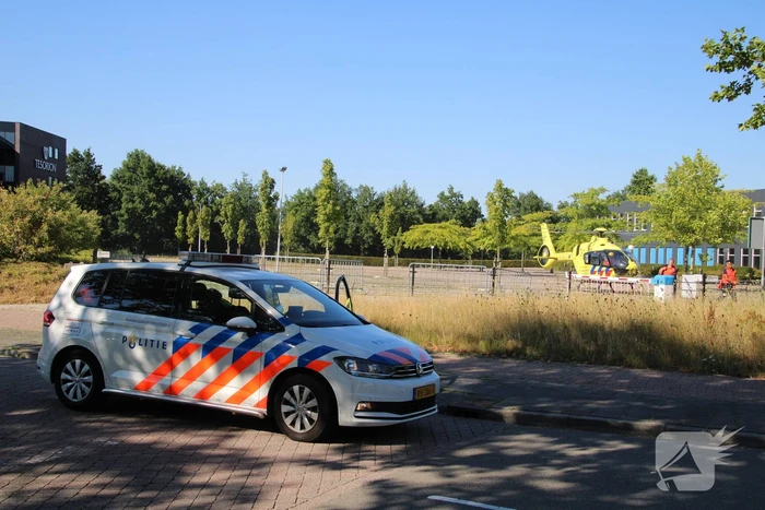 Traumahelikopter ingezet bij opvangcentrum