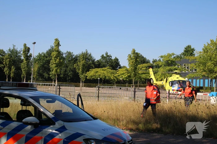 Traumahelikopter ingezet bij opvangcentrum