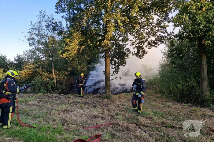 Veel rook bij brand in bosschage
