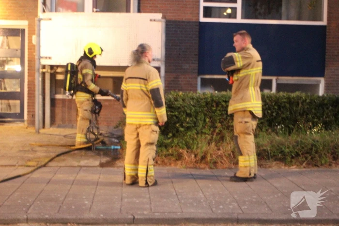 Bermbrand geblust door buurtbewoners