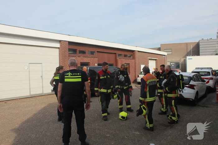Onderzoek bij bestelbus met mogelijk gestolen brandstof