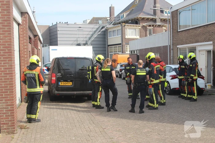 Onderzoek bij bestelbus met mogelijk gestolen brandstof