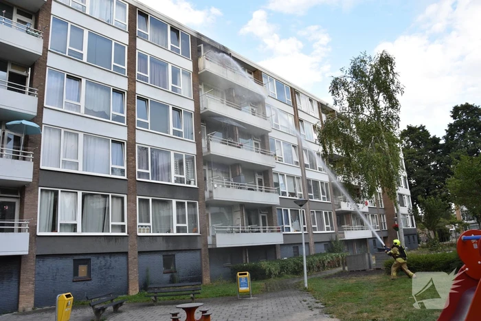 Ontruiming bij brand in flat