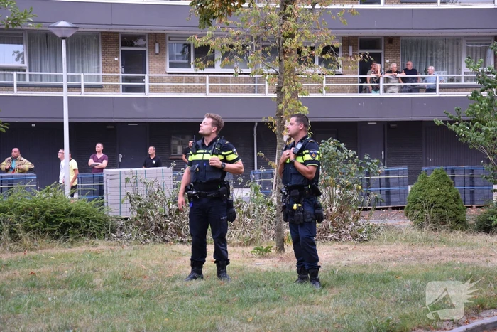 Ontruiming bij brand in flat