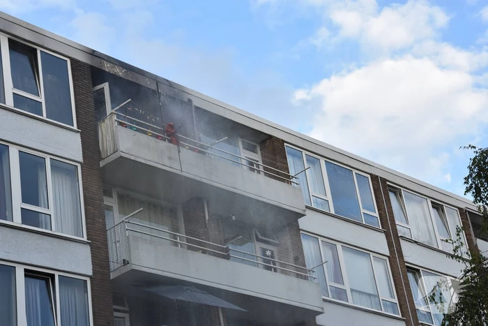 Ontruiming bij brand in flat