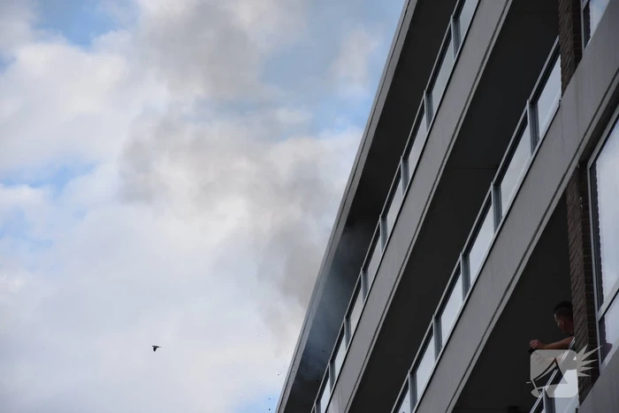Ontruiming bij brand in flat