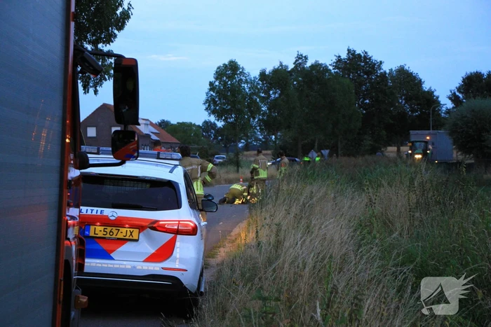 Motorrijder overleden na eenzijdig ongeval