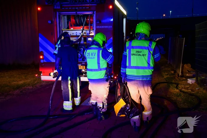 Brand in treinwagon snel geblust