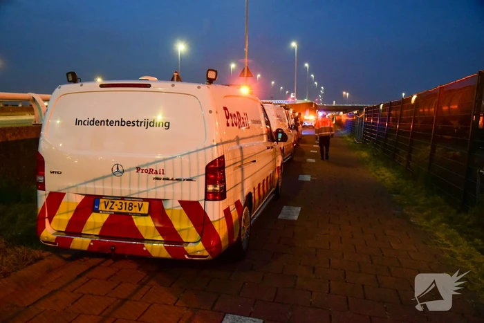 Brand in treinwagon snel geblust