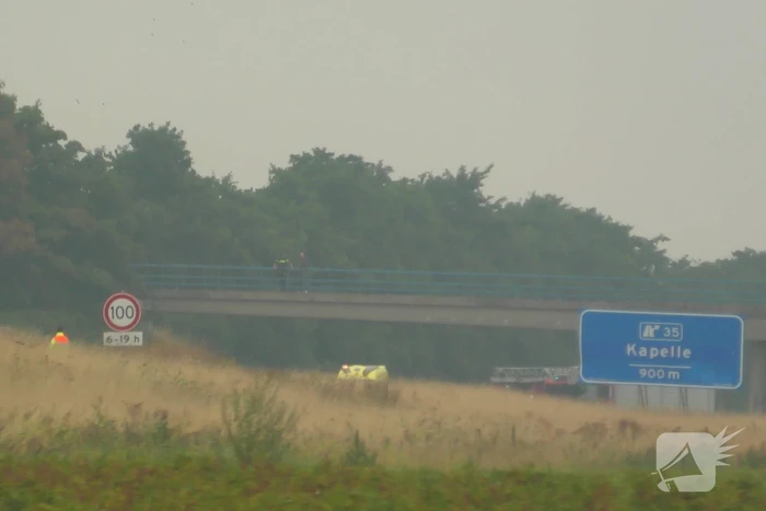 Verkeer stilgezet op A58 vanwege incident op viaduct