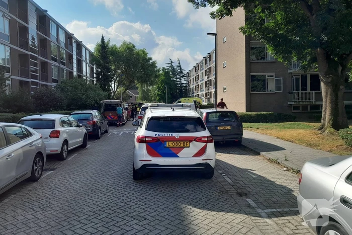Veel politie aanwezig na melding van steekpartij