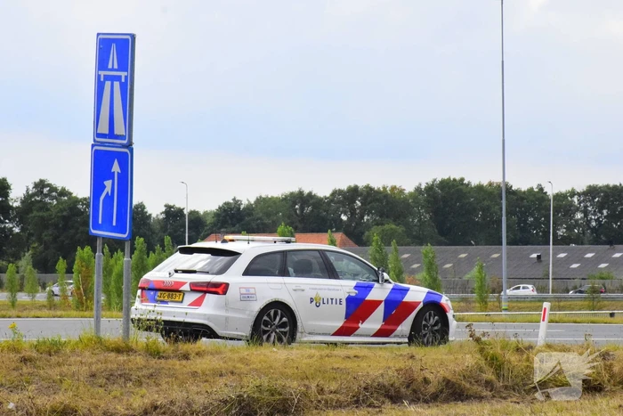 Vrouw met brommobiel probeert snelste route naar Leusden te nemen