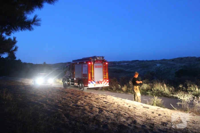 Duinbrand snel onder controle