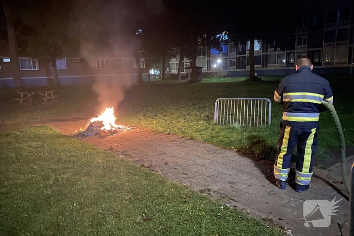 Brand in speeltuin snel geblust