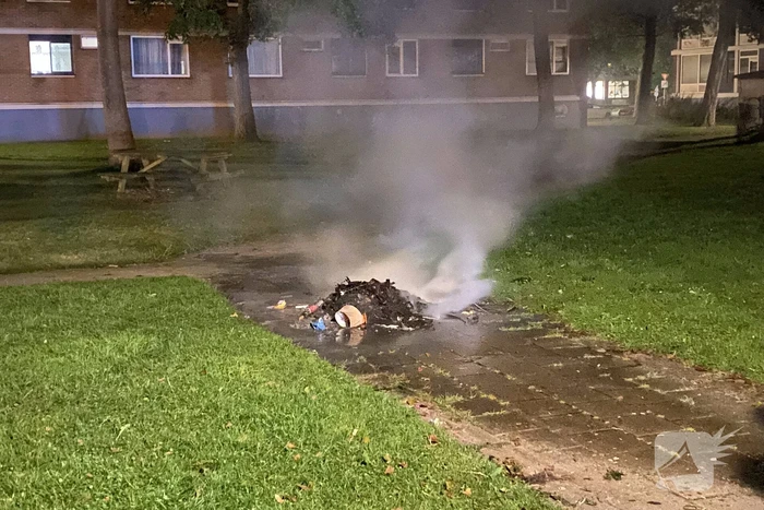 Brand in speeltuin snel geblust