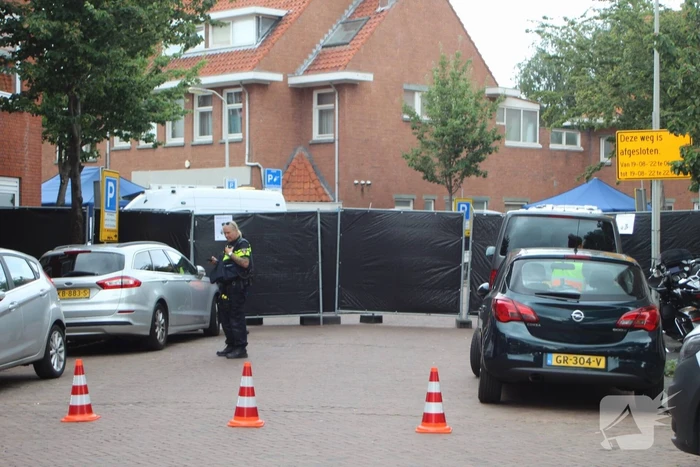 Straat hermetisch afgesloten door reconstructie