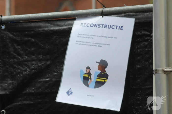 Straat hermetisch afgesloten door reconstructie