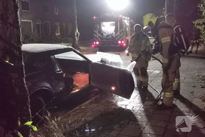 Lincoln-oldtimer loopt brandschade op