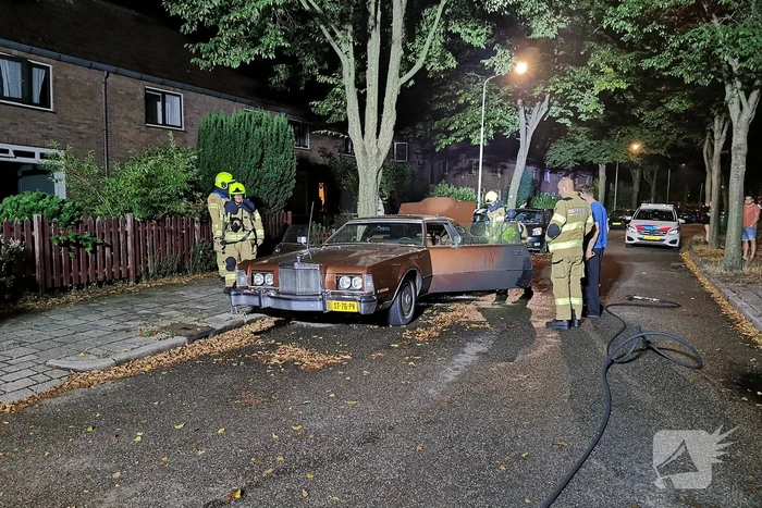Lincoln-oldtimer loopt brandschade op