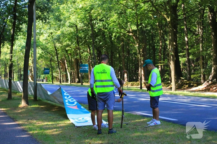 Topwielrenners Spaanse La Vuelta Holanda razen door de regio