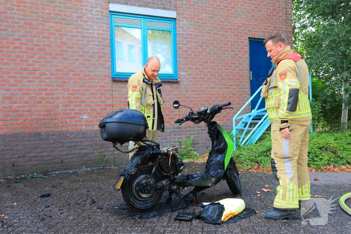 Go Sharing-scooter vanwege brand verwoest